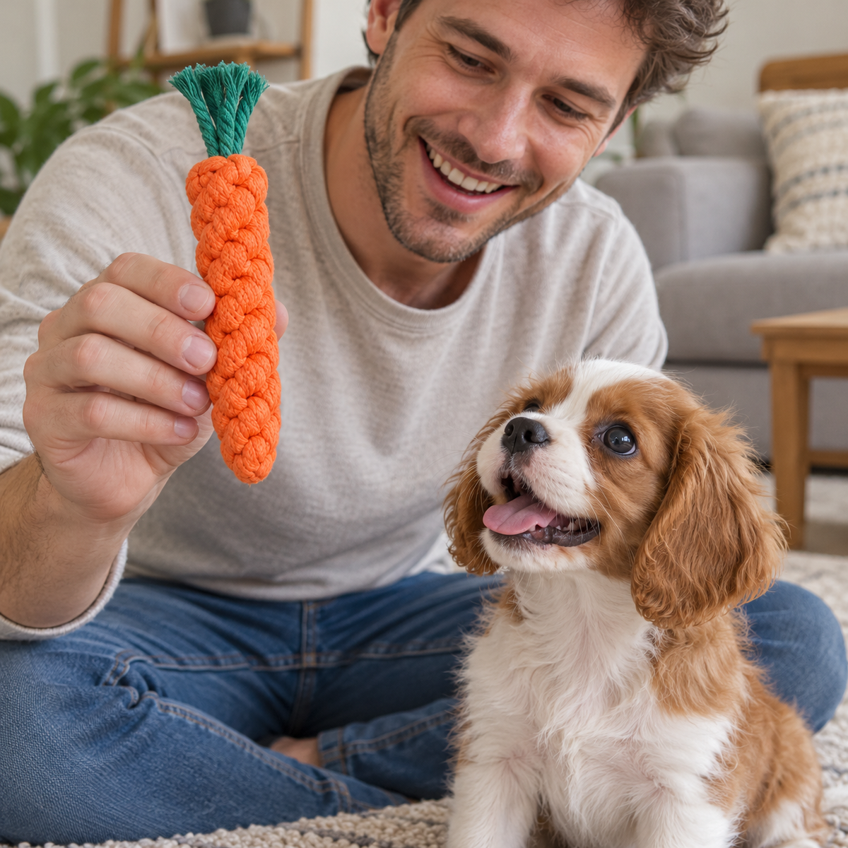 π₯ Pet Chew Toy | Braided Rope Design | Daily Play & Interactive Bonding