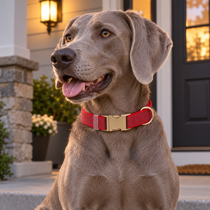 🏠 Adjustable Reflective Dog Collar | Comfortable, Safe & Stylish