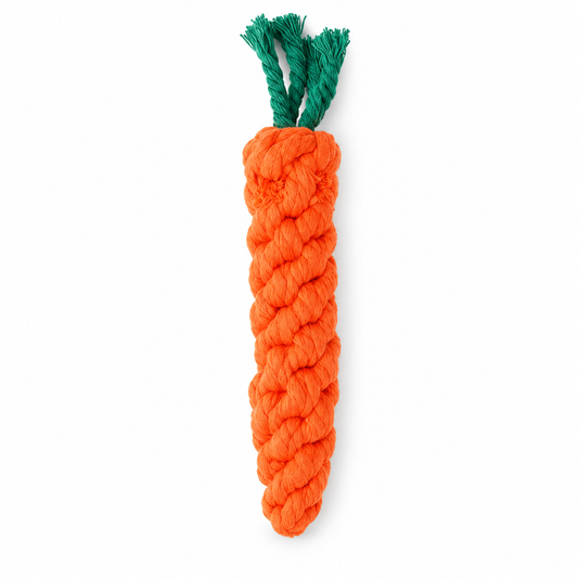 🥕 Pet Chew Toy | Braided Rope Design | Daily Play & Interactive Bonding