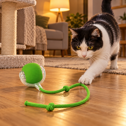 🎾 Pet Interactive Toy | Durable Rope Design | Indoor Play & Outdoor Fun
