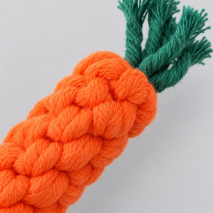 🥕 Pet Chew Toy | Braided Rope Design | Daily Play & Interactive Bonding
