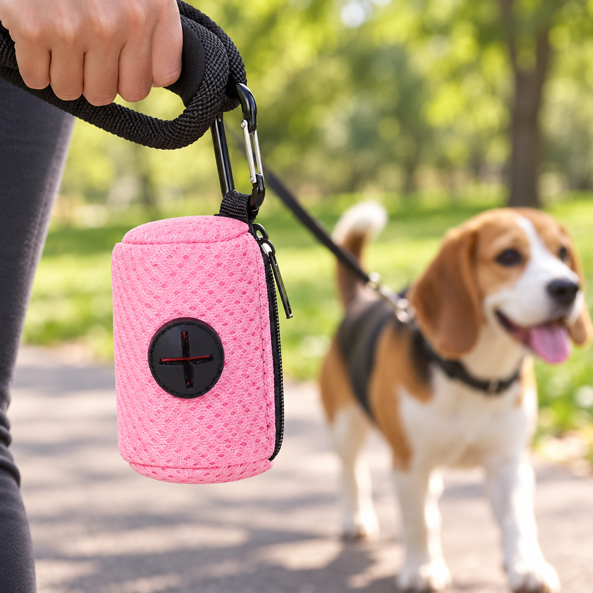 🦮 Portable Dog Waste Bag Holder | On-the-Go Design | Easier & Cleaner Walks