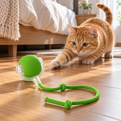 🎾 Pet Interactive Toy | Durable Rope Design | Indoor Play & Outdoor Fun