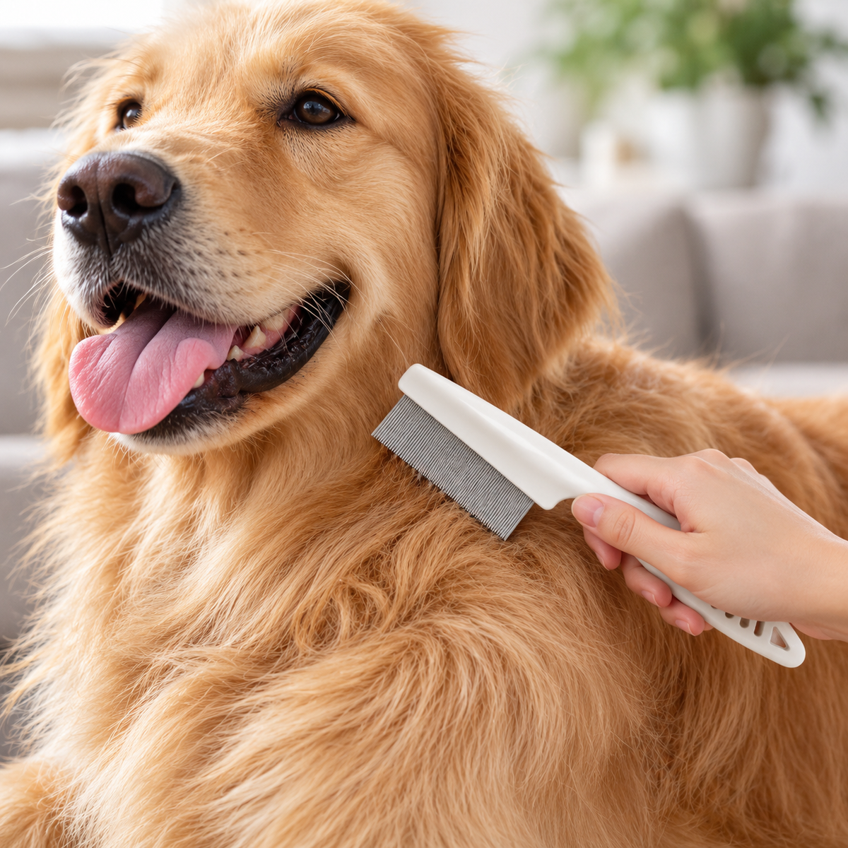 🐱 Pet Grooming Essential | Stainless Steel Comb Design | Gentle Care for Cats & Small Pets