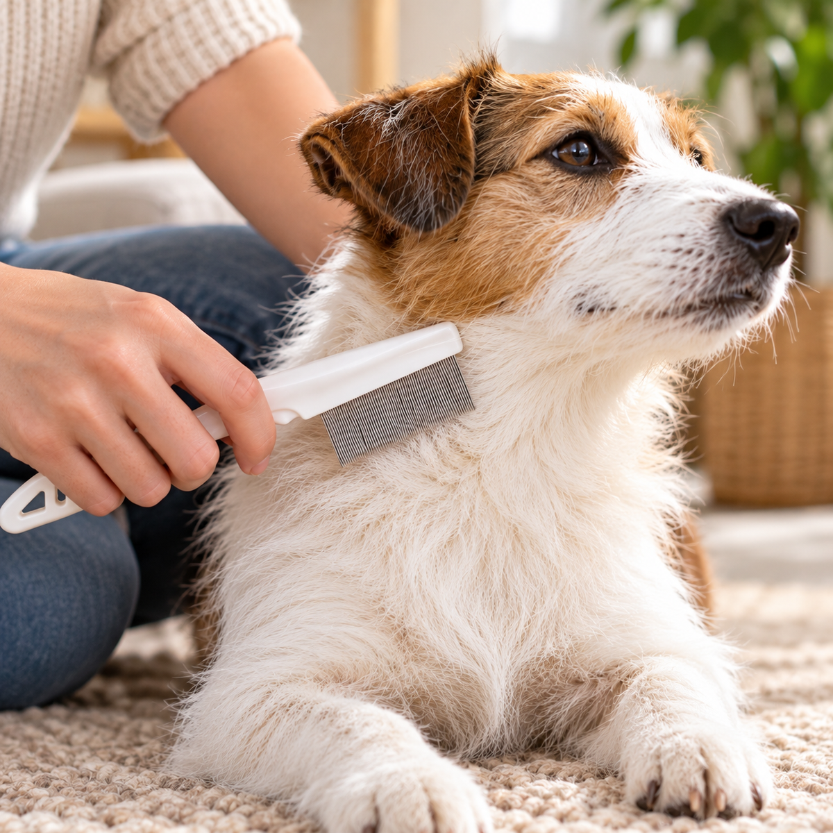 🐱 Pet Grooming Essential | Stainless Steel Comb Design | Gentle Care for Cats & Small Pets