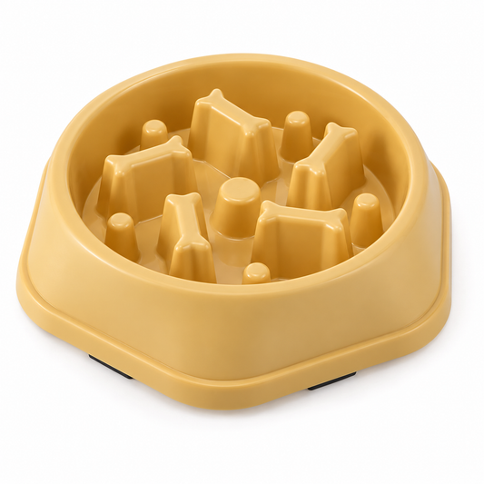 🧸 Slow Feeder Dog Bowl | Anti-Choking Design | Healthier Eating Habits