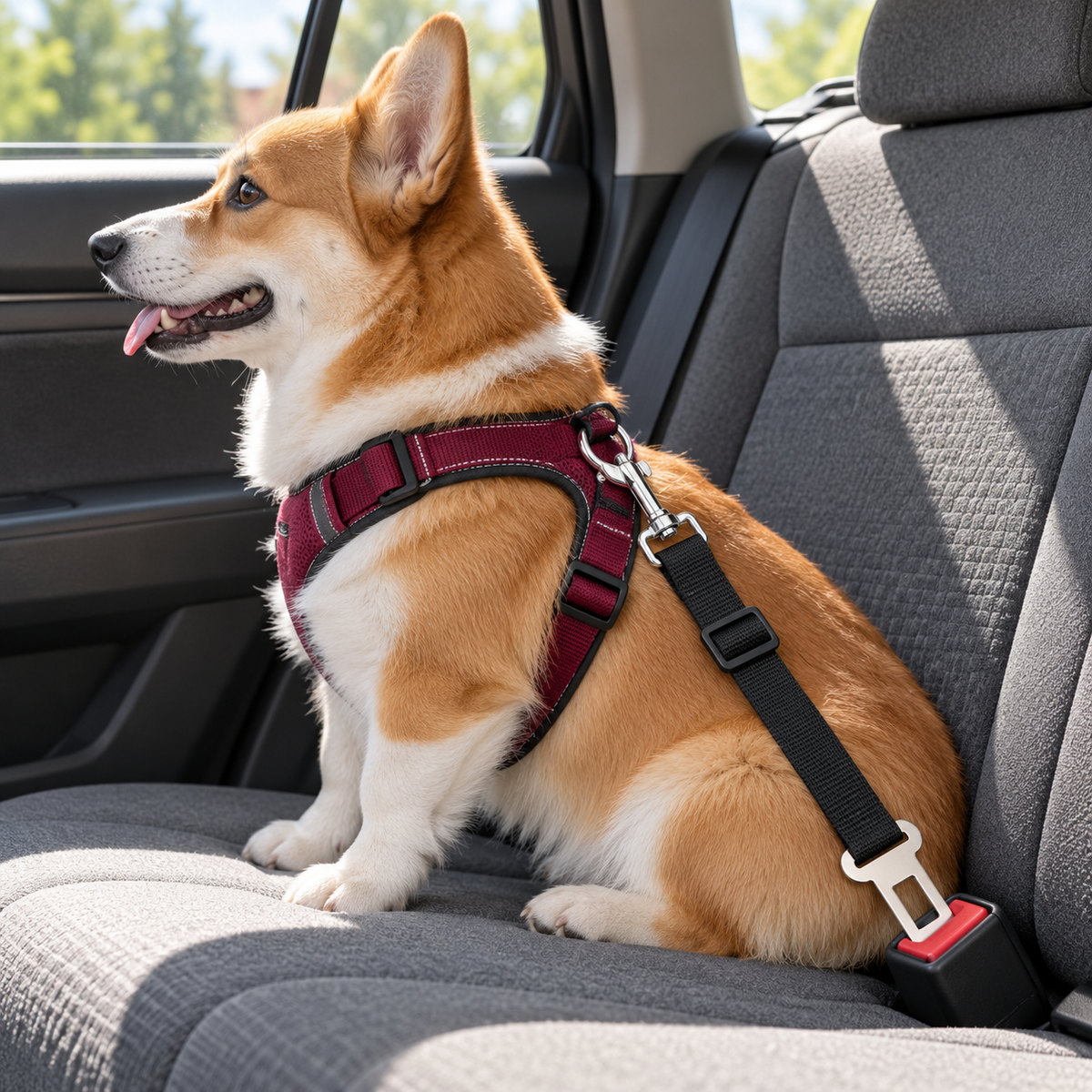 🐕 Pet Car Safety Belt | Secure Connection Design | Safer Travel for Every Journey
