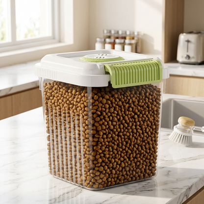 🐾 Pet Food Storage | Airtight Plastic Container | Fresh & Organized Kitchen Essential