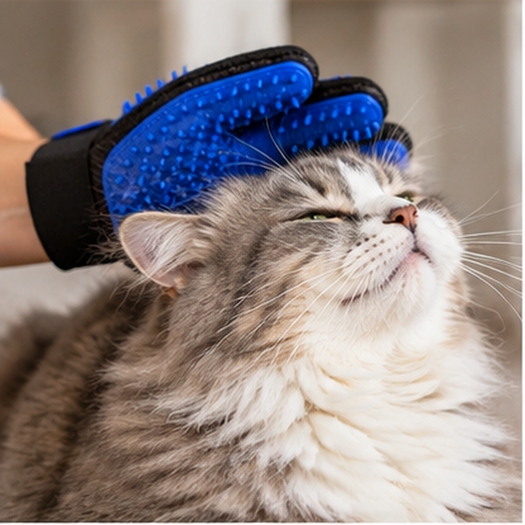 ⭐ Pet Grooming Glove | Soft Silicone Massage Design | Gentle Care for Dogs & Cats
