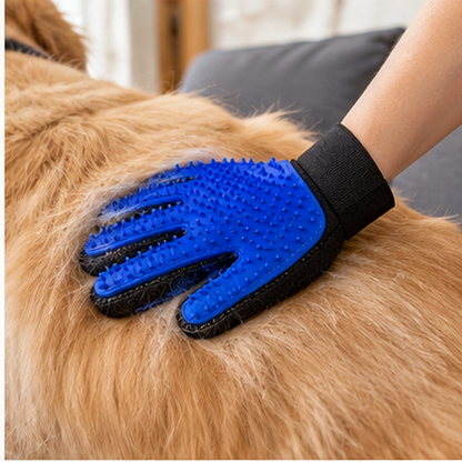 ⭐ Pet Grooming Glove | Soft Silicone Massage Design | Gentle Care for Dogs & Cats