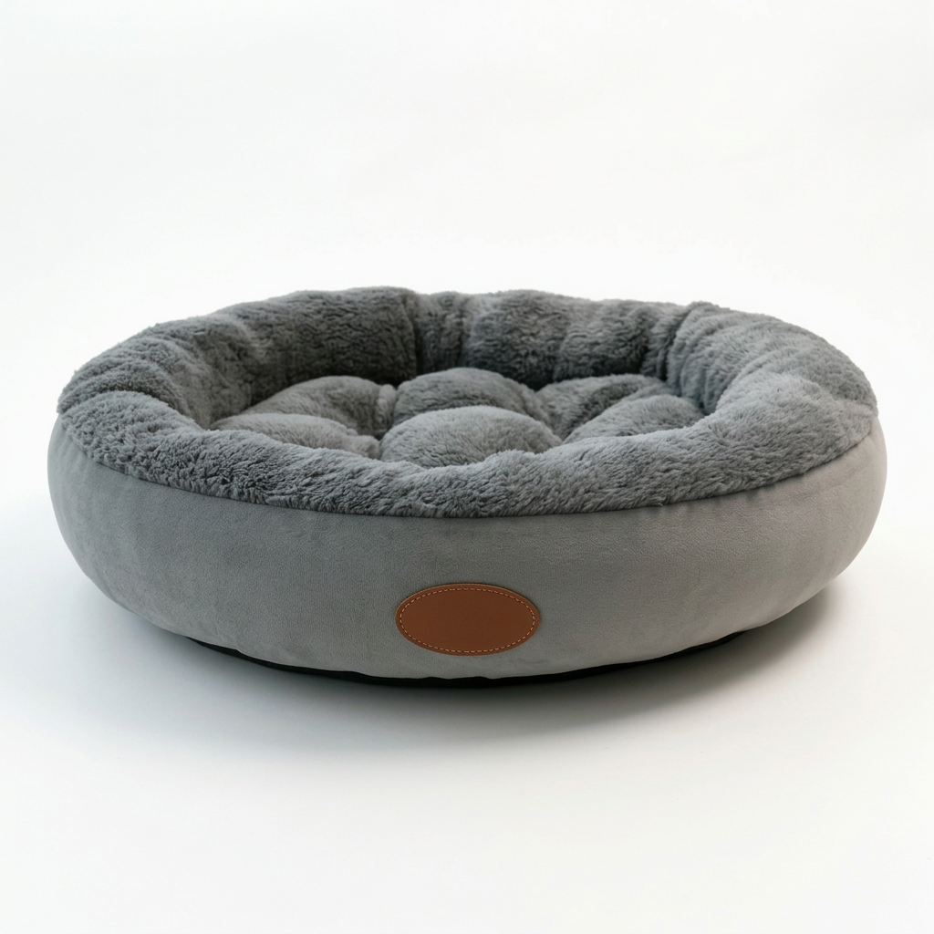 🐾 Comfort Pick | Plush Fabric | Cozy Indoor Dog Bed | For Dogs & Puppies | Soft Bolstered Nest
